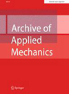 ARCHIVE OF APPLIED MECHANICS雜志封面